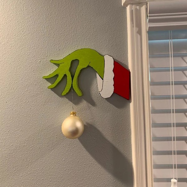 Jultomtens tjuv Grinch handdekorationer hängande prydnader Left hand