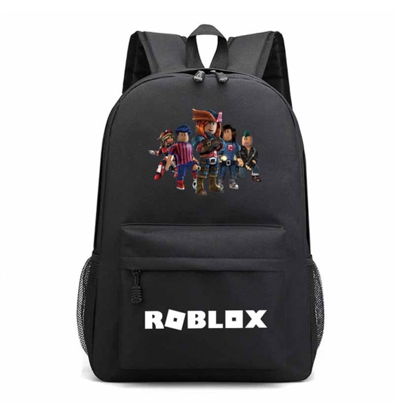 Roblox Skolryggsäck för Barn Axelväska Skolväska A