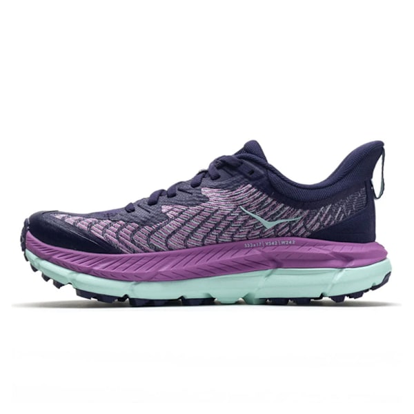 HOKA ONE ONE Mafate Speed 4 Mesh Damskor Låg Trail Sneakers Purple Blue 42