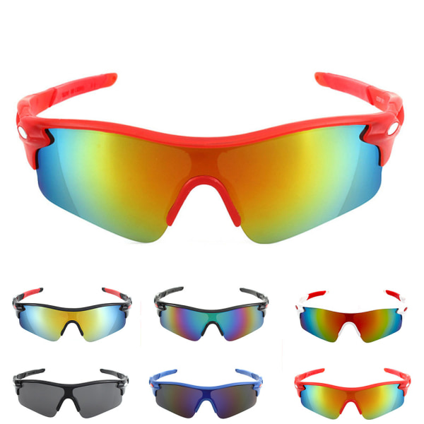 Cycling Polarized Sports Solglasögon Glasögon för män kvinnor Red Frame Red Mercury