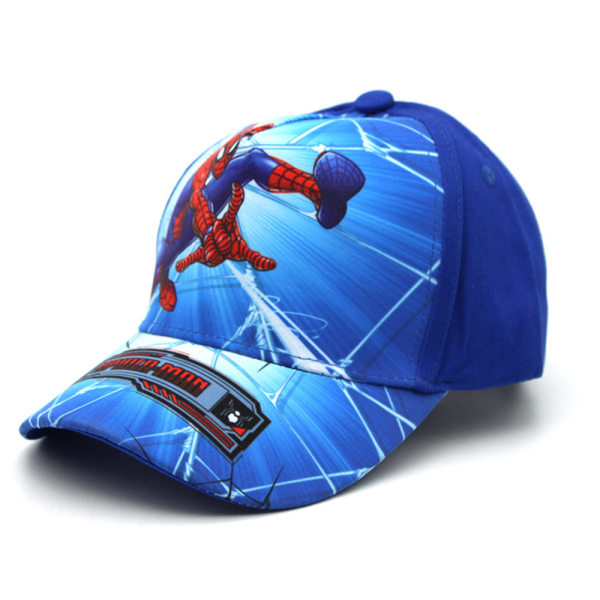 Spiderman Print Barn Mesh Baseball Cap Sport Solskydd Hat Present B