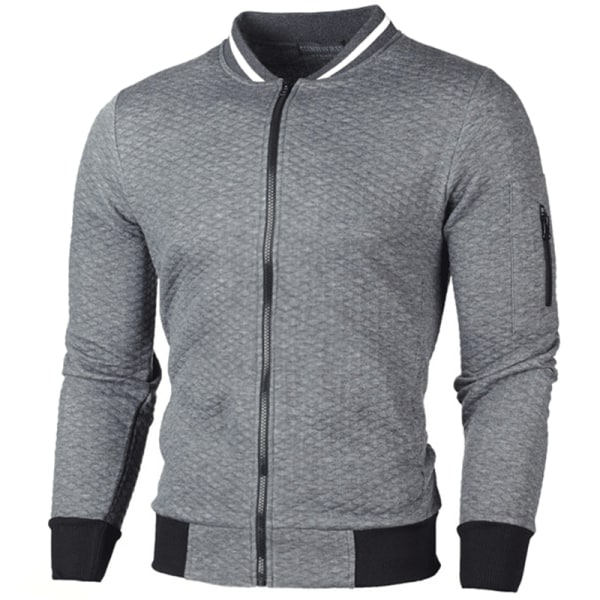 Herr Zippjacka Casual Jacka Höst light Grey M