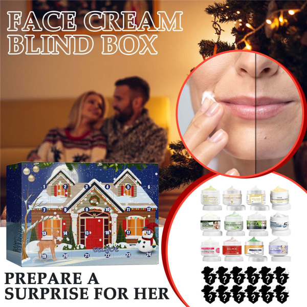 2023 Jul Flicka Hudvård 24 Dagar Nedräkning Adventskalender