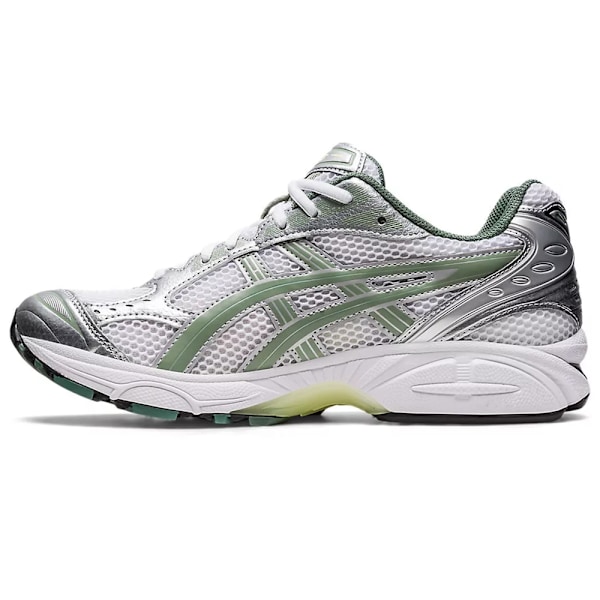 ASICS GEL-Kayano 14 Herrskor Lågprofil Löparskor för Asfalt Silver Green 39.5