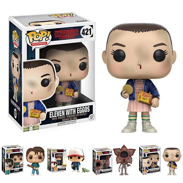 Stranger Things Eleven Dustin Demogorgon Vinyl Action Figures 421#