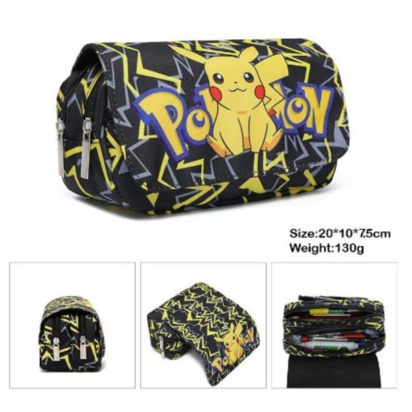 Pikachu pennfodral Väska Stationery Organizer Multifunktion A