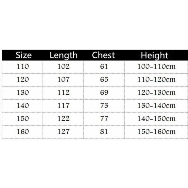 Barns Sundrop Moondrop FNAF BOSS Spel Jumpsuit Cosplay Kostym 150cm