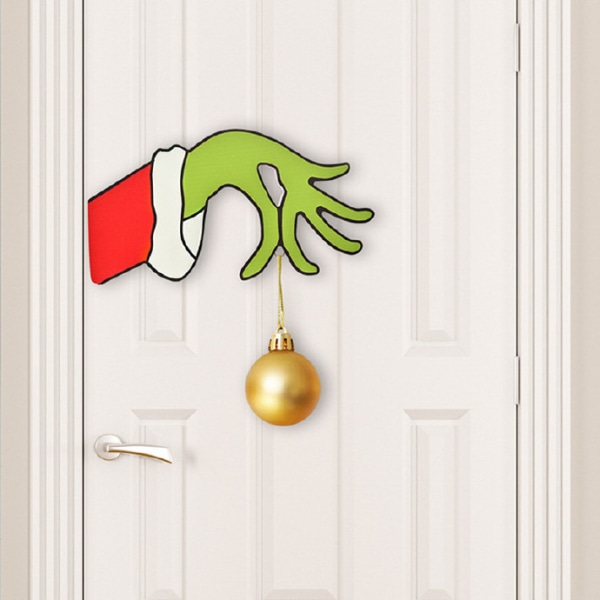 Jultomtens tjuv Grinch handdekorationer hängande prydnader Left hand