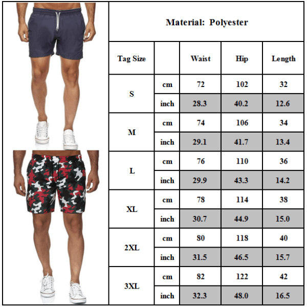 Fitness Portabla shorts med spetsficka Träningsbyxor för män Black 3XL