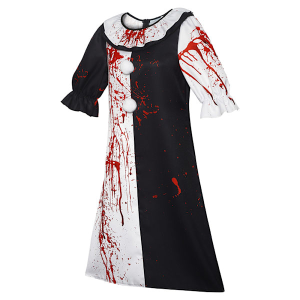 Cosplay Terrifier Clown Jumpsuit Kostym Cary Bodysuit Party Karneval Outfit Kläder Women M