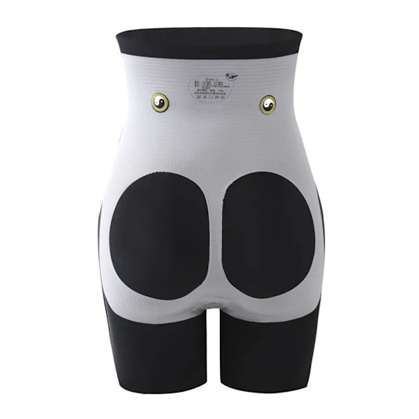 Kvinnor Hög Midja Tummy Control Byxor Fiber Restaurering Shaper Black XL