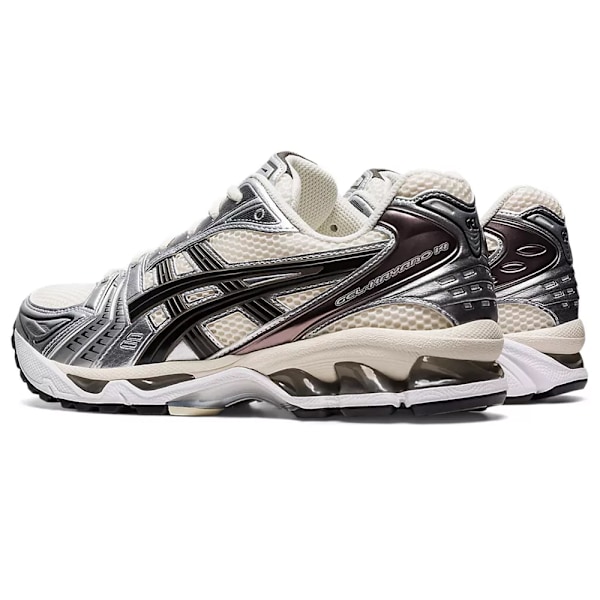 ASICS GEL-Kayano 14 Herrskor Lågprofil Löparskor för Asfalt Black White Silver 38