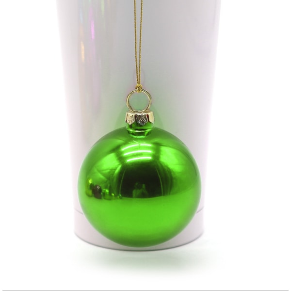 5 st julgransprydnader för transfertryck Diy-gåvor green 5pcs