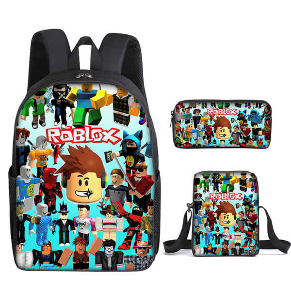 Roblox Barnryggsäck Skolväska Ryggsäck Julgåvor Pojke Flicka