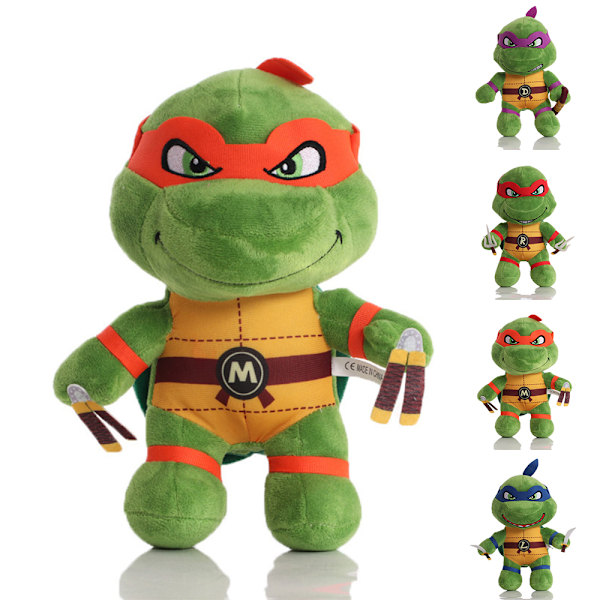 25cm Teenage Mutant Ninja Turtles Plysch Barn Plyschleksak Barn Mjuk Plysch Present Purple