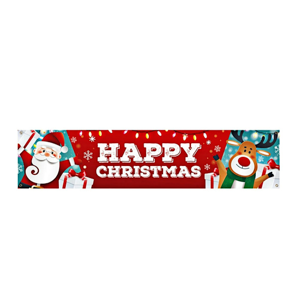 Hem utomhusbanderoll vimplar God Jul festlig festdekoration A