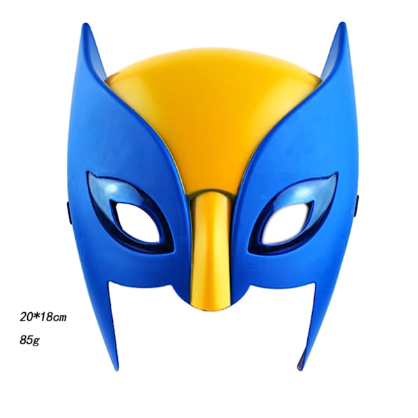 Varulvs-Wolverine Cosplay Mask Klo Kap Halloween Rollspel Tillbehör Fest Fancy Dress Kostym Rekvisita Barnpresent Luminous mask
