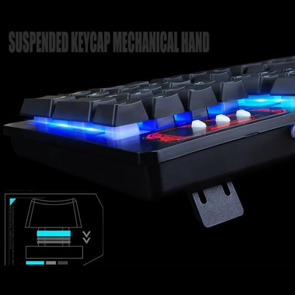 RGB Tangentbord Mus Combo K13 För Spelare Halkfri känslig