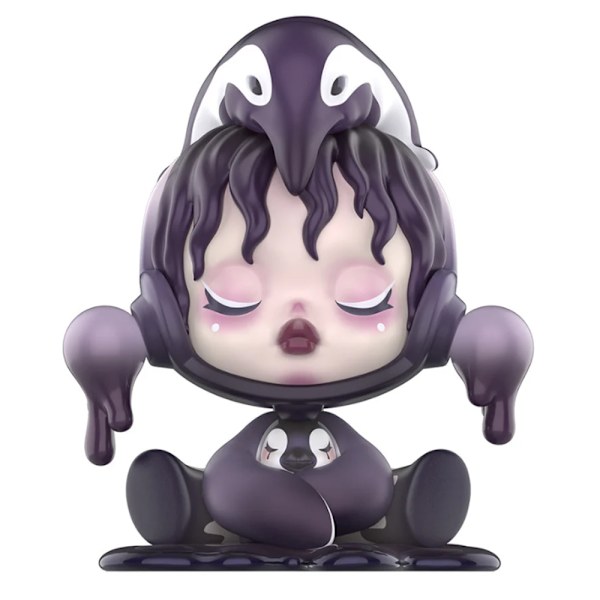 Pop Mart Labubu The Monsters Skullpanda Ancient Castle Series Labubu Blind Box Samlarfigur Slumpmässig Samlarobjekt Kreativ Gåva (1 Blind Box, 9cm)