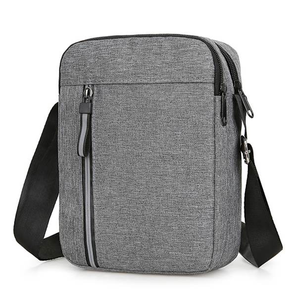 Herr Messenger Bag Pack Utility Reseväska Arbetsaxel Väska Cross Body Väskor Gray