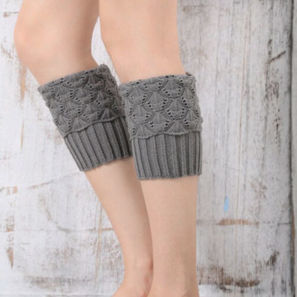 Dam Plain Boots Cuffs Shell Stickade Strumpor Ben Wine Red