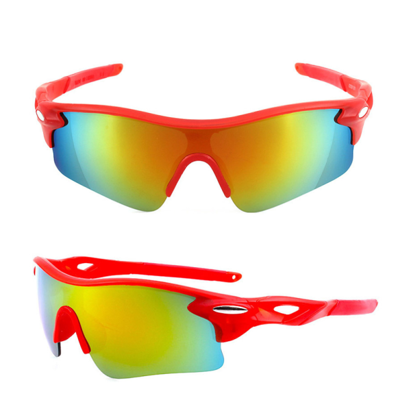 Cycling Polarized Sports Solglasögon Glasögon för män kvinnor Red Frame Red Mercury