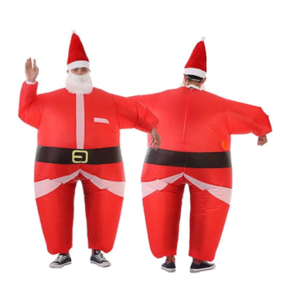 Juldräkter Vuxen Man Kvinna Jultomten Uppblåsbara Dräkter