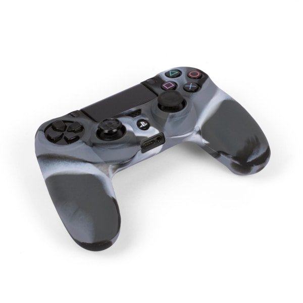 Playstation 4 Kontroll Silikon Skin Kamoflage grå