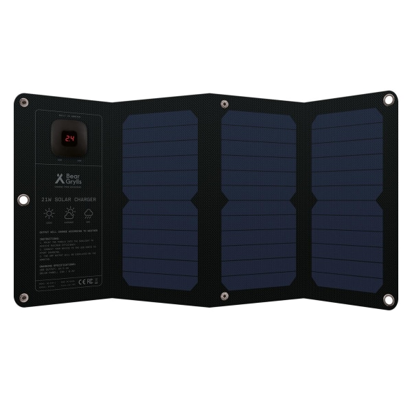 Bear Grylls 21W Solar Mat Svart