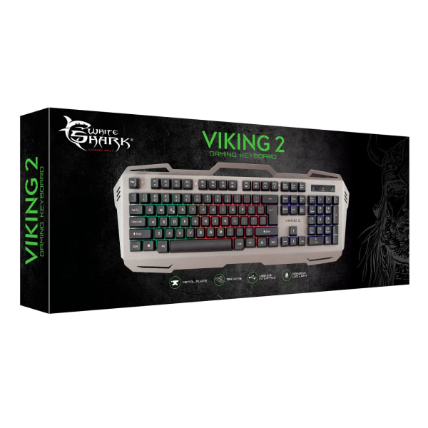 Viking 2 Keybord GK-1624 METAL - UK Silver