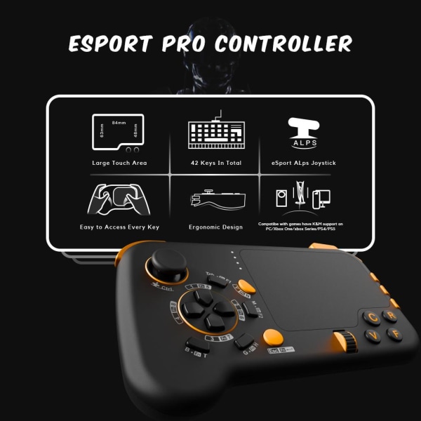 DarkWalker FPS ShotPad Game Controller PS4, PS5, Xbox Series X/S