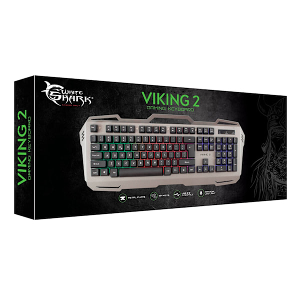 Viking 2 Keybord GK-1624 METAL - UK Silver