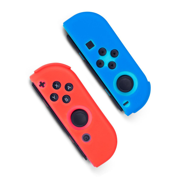 Nintendo Switch Joycon Silikon Blå & Orange Blå