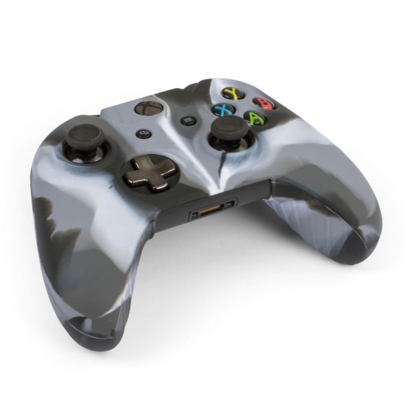 Xbox One Silikon Skin Kamoflage grå