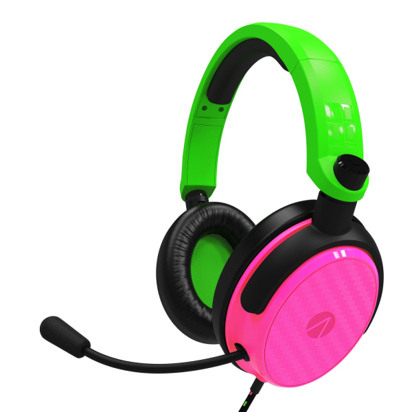 Stealth C6-100 Gaming Headset for Switch, XBOX, PS4/PS5, PC - Neon Green/Pink