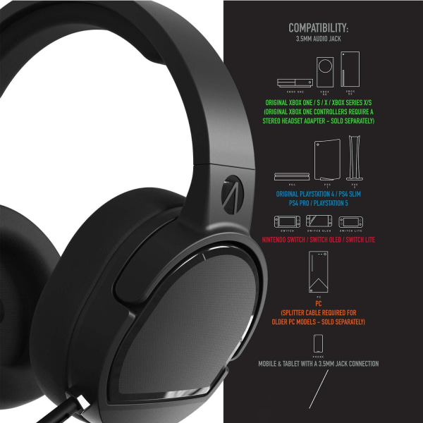 Stealth PANTHER Performance Gaming Headset for XBOX, PS4/PS5, Sw