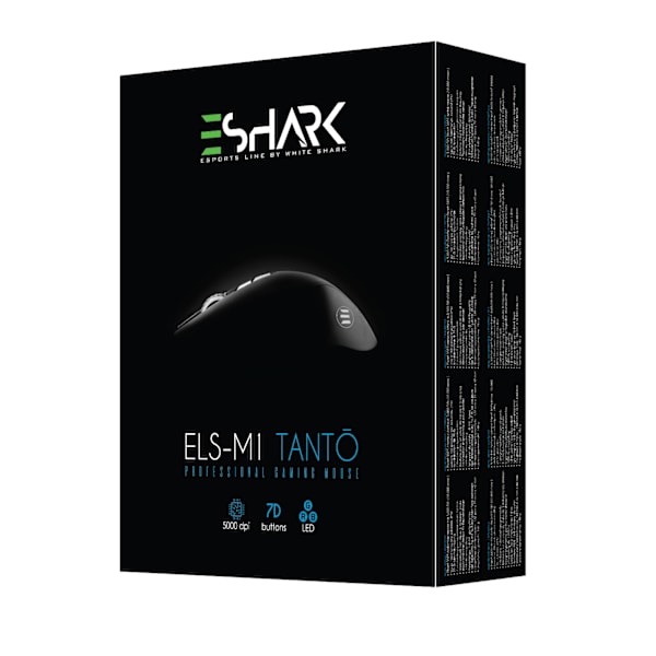 Tanto Mouse ESL-M1 - 5000 dpi Svart