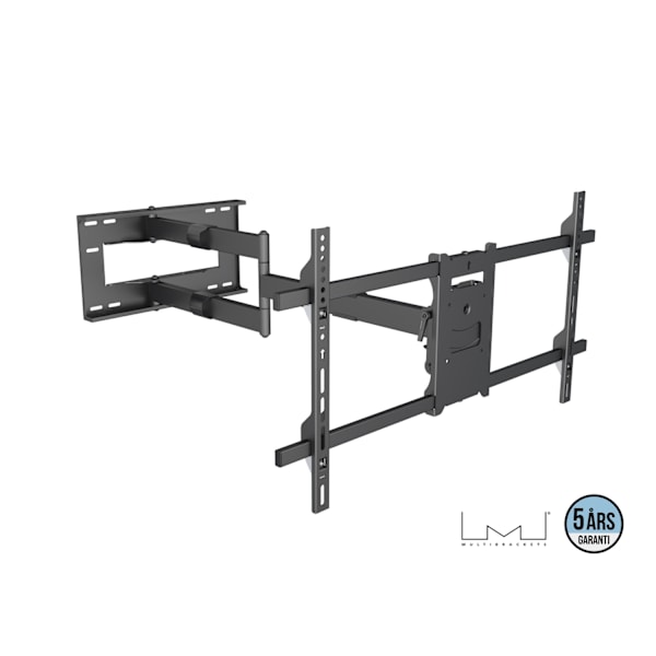 Multibrackets Universal TV Wall bracket 42"-75" Long Reach Arm 1010mm Svart