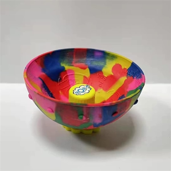 Kamuflasje Bounce Bouncing Bowl,  Bouncing Bowl Toys for Kids, Kreativ