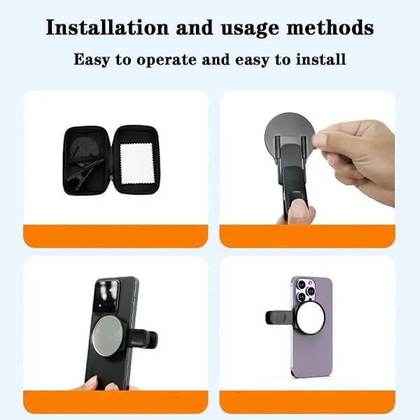 1PCS selfie-kamera telefon kompakt spegel telefon universell klämma selfie Vlog a