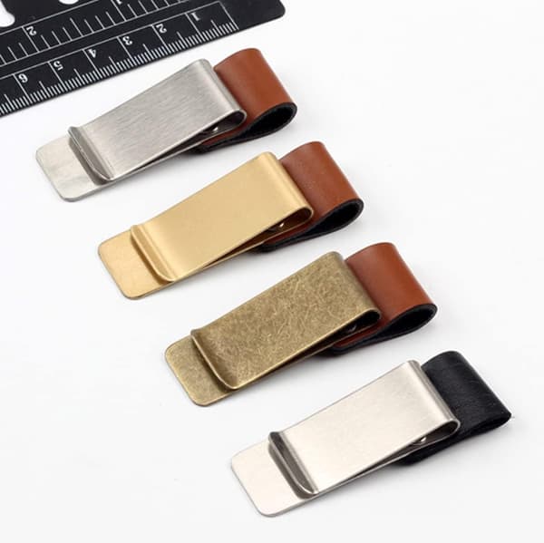 4 stk. penneklips til notesbog Pen Loop Holder til notesbøger PU læder penneholder Pen Sleeve Pen Clips til journal