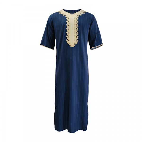 Muslimi miesten Lähi-idän Saudi-Arabian Kaftan islamilainen Abaya-mekko pitkä kaapu