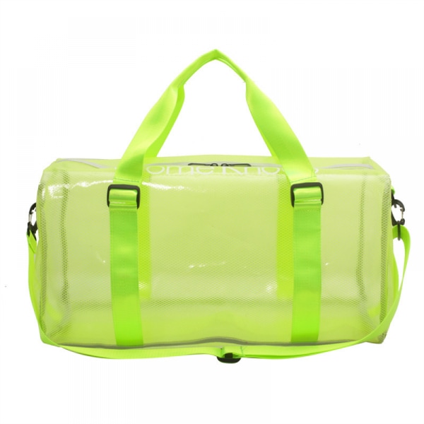 Sports Duffel Bag Tote Large Travel Bag Candy Color PVC Transparent Tr