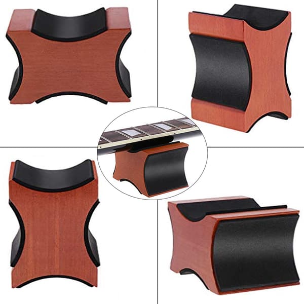2 i 1 Pro Gitarrhalsstöd Kudde Träbas Luthier Reparationsverktyg för