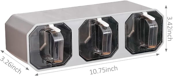 Kryddbox, 2-pack transparent kryddförvaringsbehållare rack kombination set