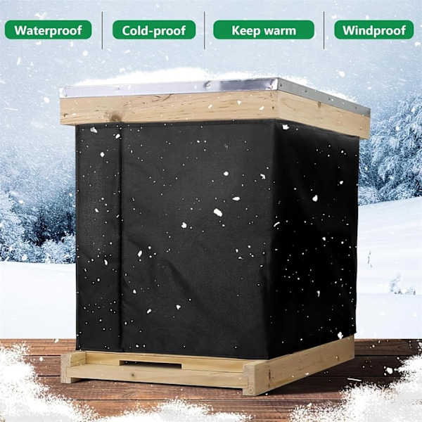 1 stk Vinterbier Wrap Polyester Vinterbeskyttelse Deksel Vindtett Varm