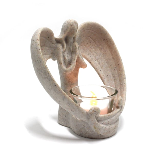 Angel Figurines Tealight kynttilänjalka, sympatialahjat rakkauden menettämiselle