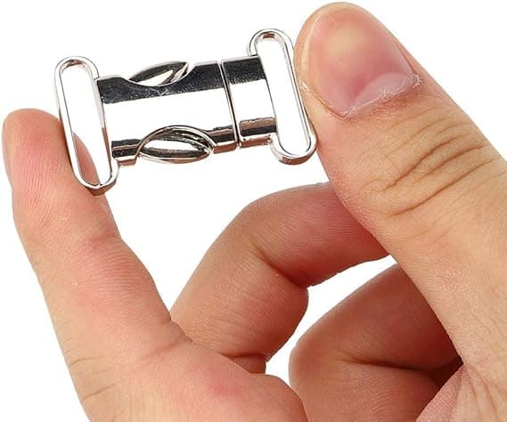 Side Release Spænder 10PCS Rustfrit Stål Hurtigudløser Spænde Klatrepose Spænde Klip Mini Rem Spænde