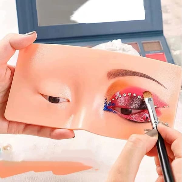 Makeup øvelsespanel - Begynder skønhed øjenmakeup øvelsespanel, makeup