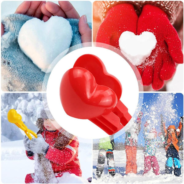 Setti 2 lumipalloa muotit lumipallo kone heitto lumipallo merkit lumipallo kone lelut talvi lumipallo teko työkalut
